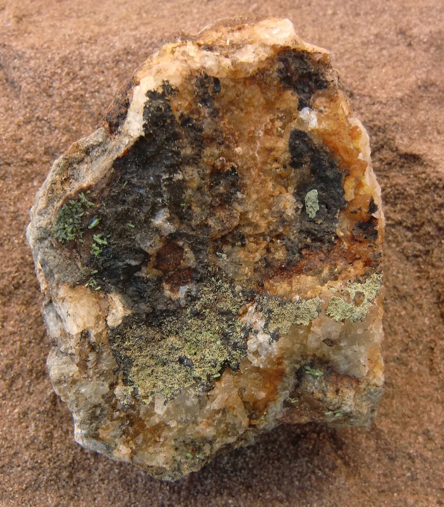 Pyromorphitkristalle bis maximal 2 mm
